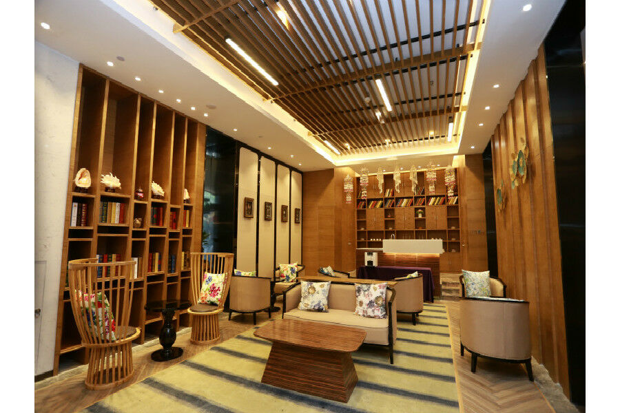 锦江都城酒店海南省政府日月广场免税店 Hải Khẩu Ngoại thất bức ảnh